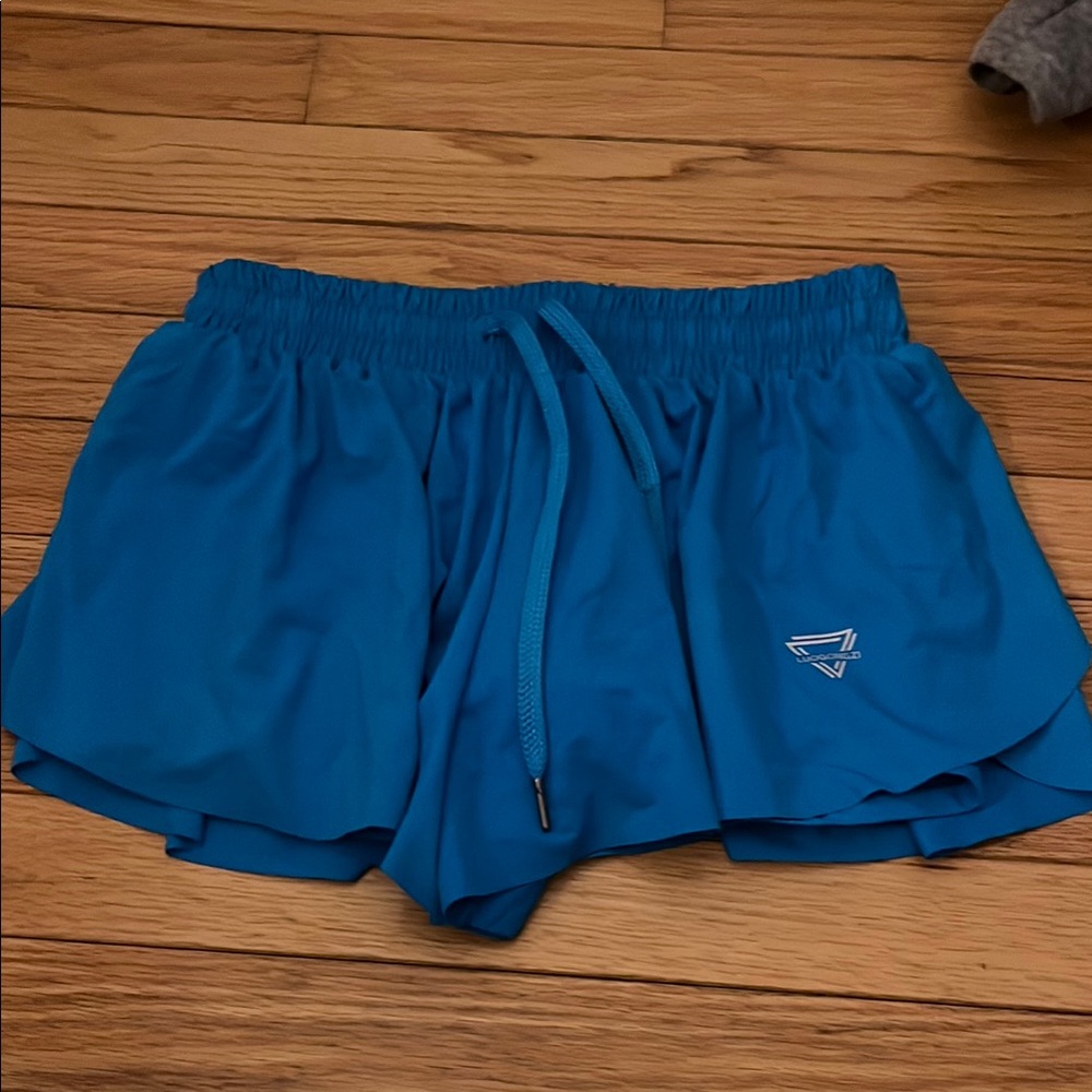 Blue Women's Athletic Shorts